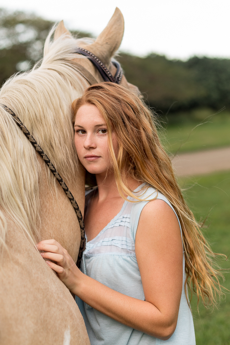 Girl and Horse Portrait