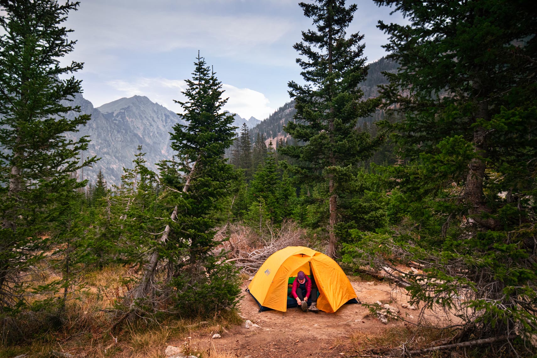 Backcountry Camping Campsite