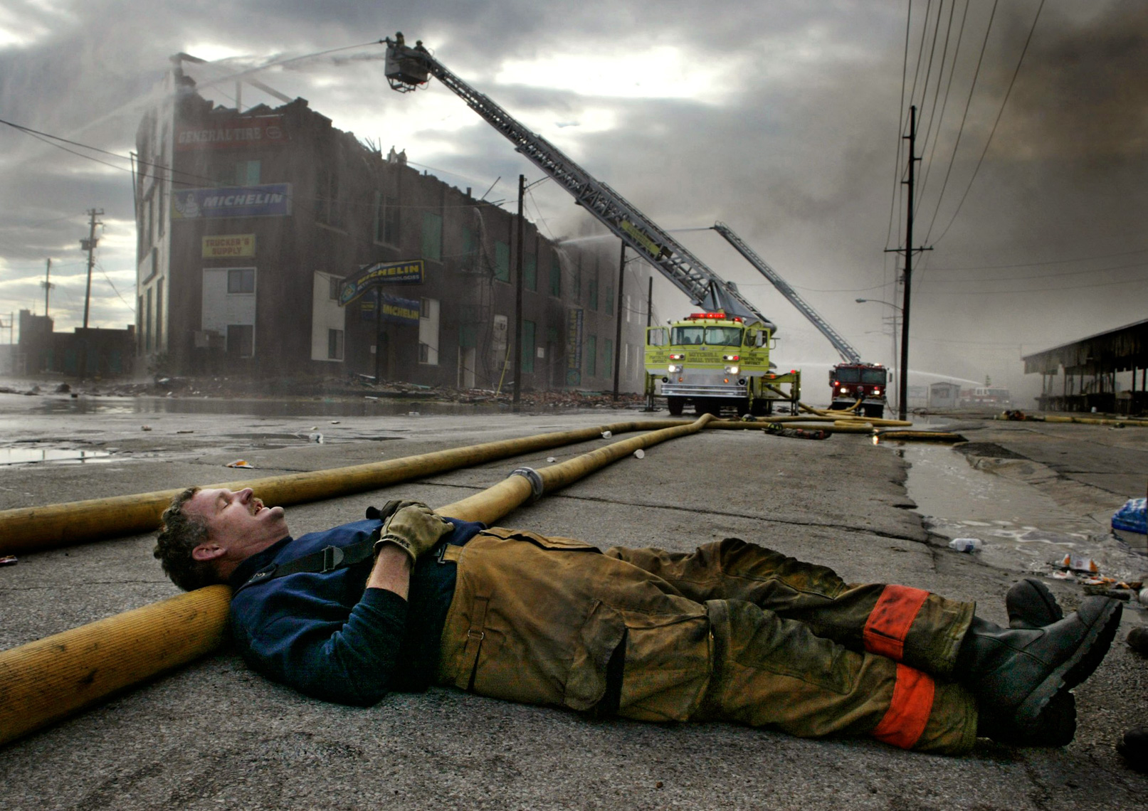 Resting Firefighter