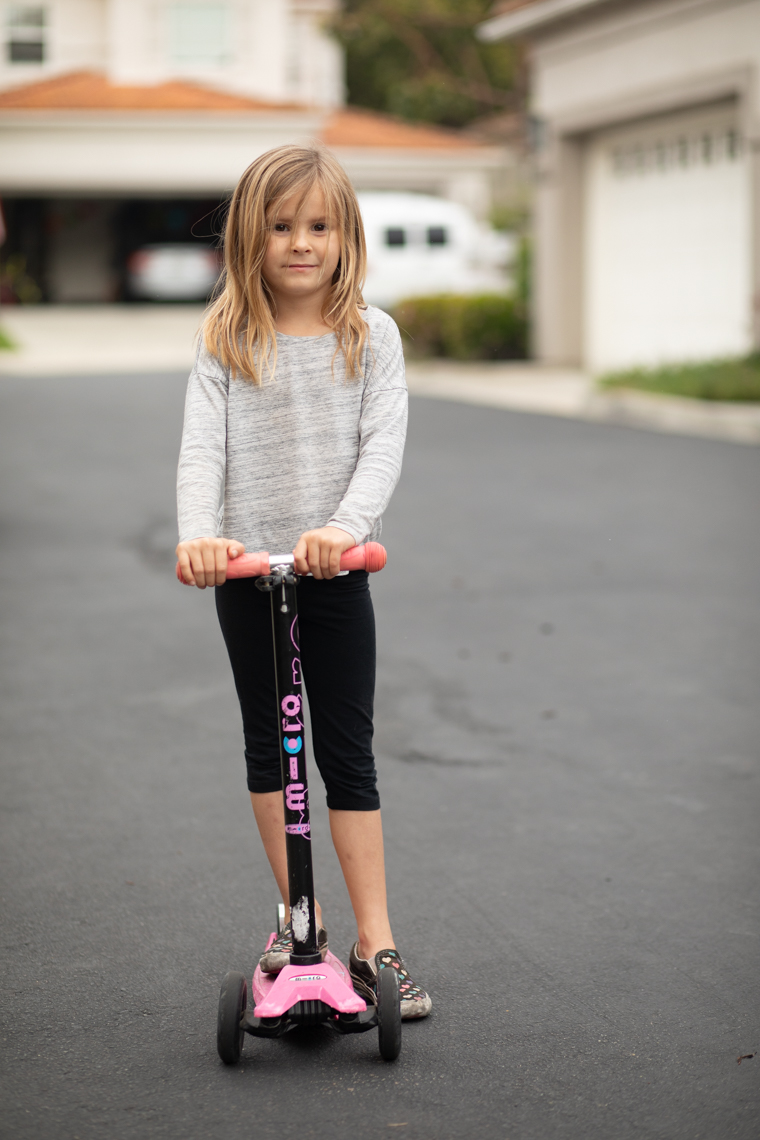Neighborhood Scooter Girl