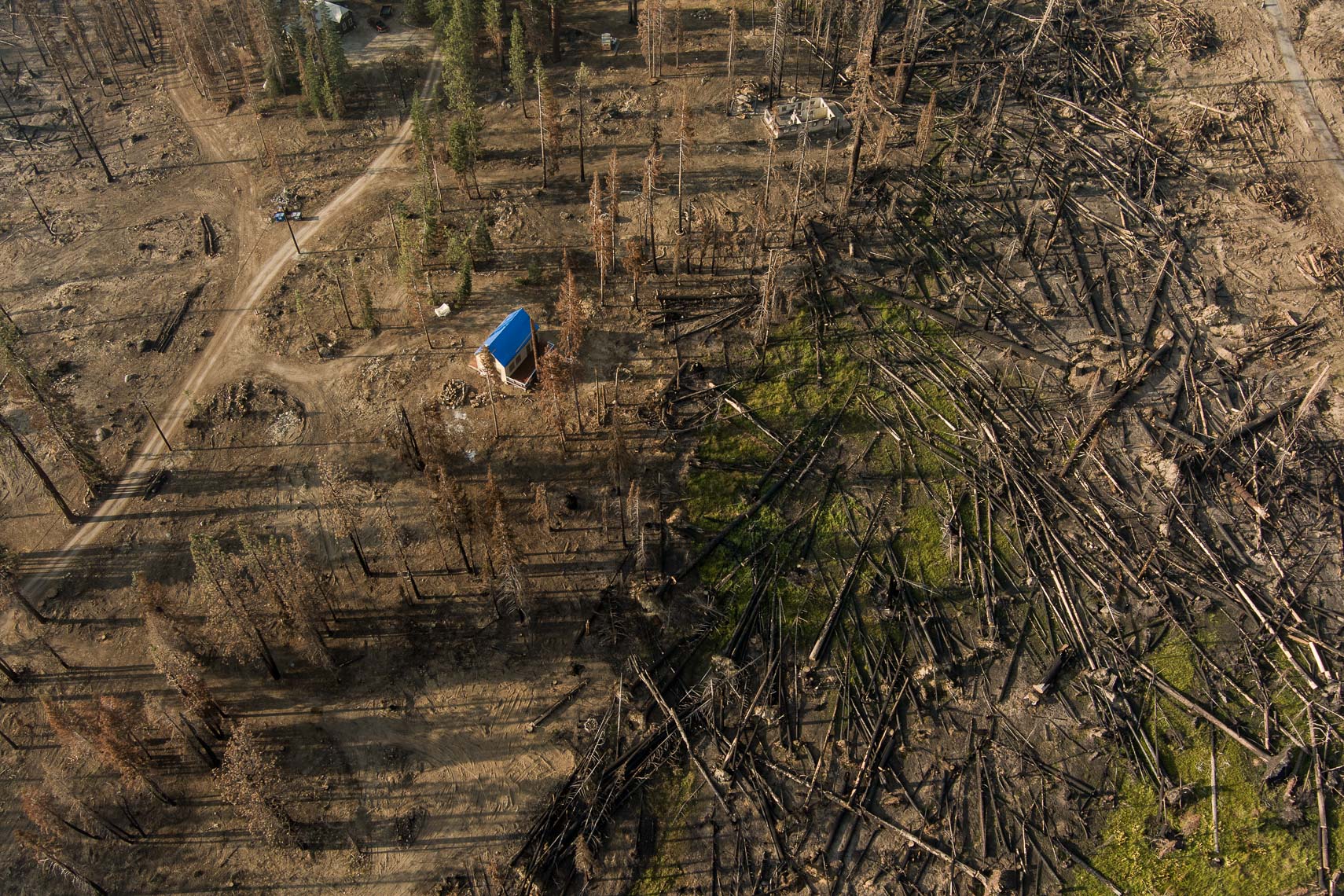 Fire Aftermath Drone